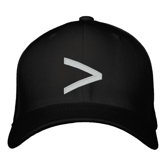 Greater Than Sign Hat (Front)