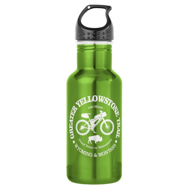 Greater Yellowstone Trail (cycling)  532 Ml Water Bottle (Front)