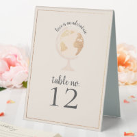 Greatest Adventure World Globe Map Travel Wedding