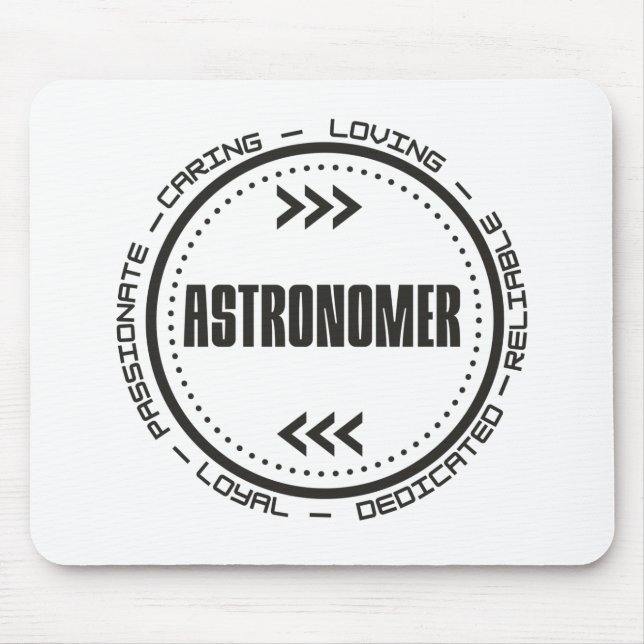 Greatest Astronomer Mouse Pad (Front)