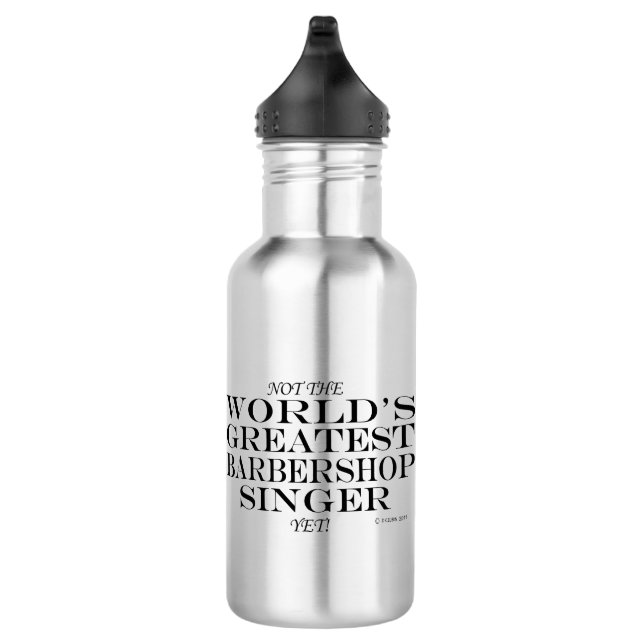 Greatest Barbershop Singer Yet 532 Ml Water Bottle (Right)
