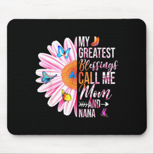 Greatest blessings call mum and nana happy motherG Mouse Pad