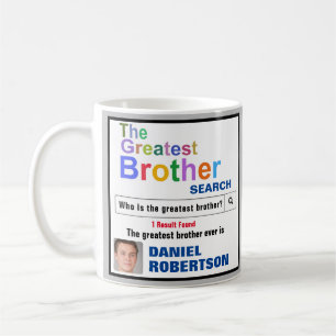Greatest Brother Ever Search Coffee Mug