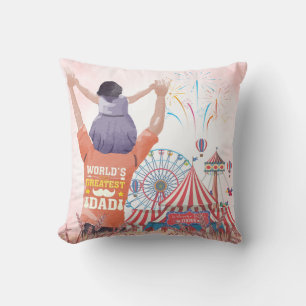 Greatest Dad Circus Pillow