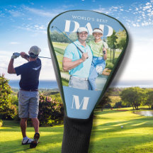 Greatest Dad Custom Photo Monogram Golf Course