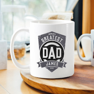 Greatest Dad Ever Modern Father's Day Gift Coffee Mug