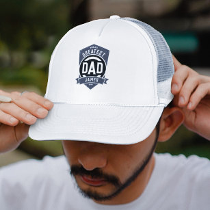 Greatest Dad Ever Modern Father's Day Gift Trucker Hat