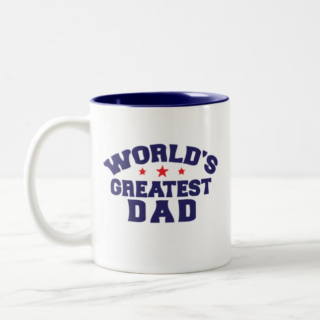 Greatest-dad Two-Tone Coffee Mug (Left)