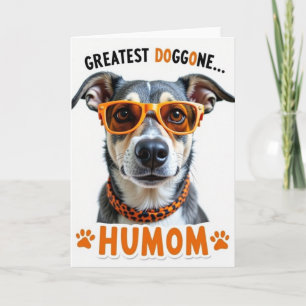 Greatest Dog Mom Dog Portrait Card
