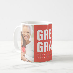 Greatest. Grandma. Mother's Day Photo Coffee Mug