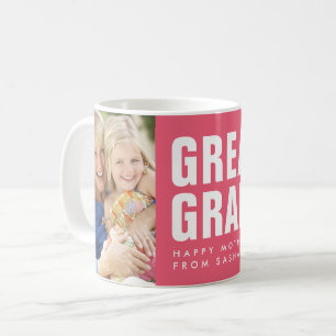 Greatest. Grandma. Mother's Day Photo Coffee Mug