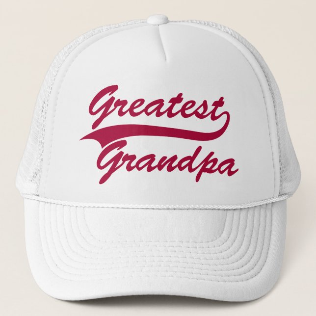 Greatest Grandpa Trucker Hat (Front)