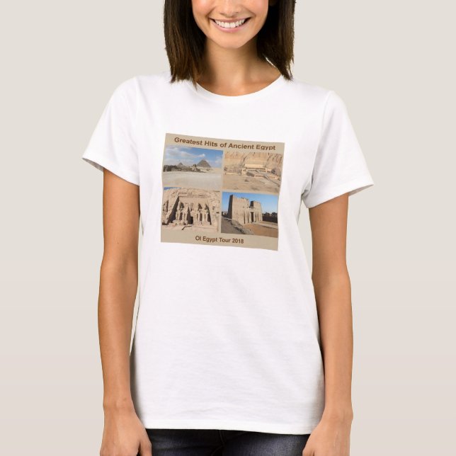 Greatest Hits of Ancient Egypt Tan OI 2018 T-Shirt (Front)