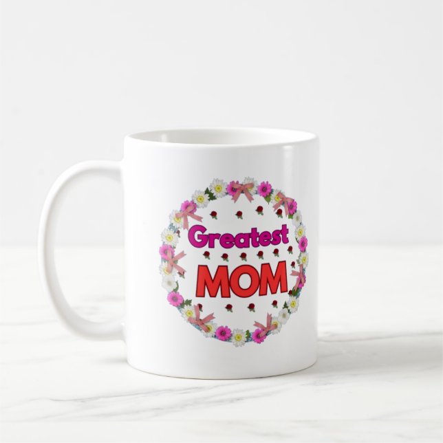 Greatest Mum Coffee Mug (Left)
