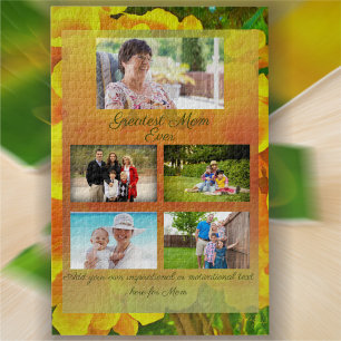 Greatest Mum Copa de Oro Jigsaw Puzzle