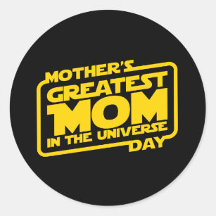 Greatest Mum - Small, Classic Round Sticker