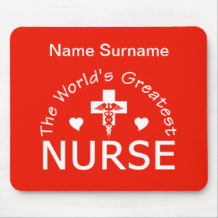 Greatest Nurse mousepad - customise!