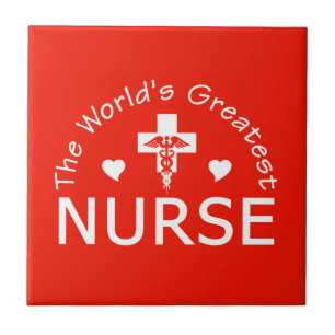 Greatest Nurse tile, customisable Tile