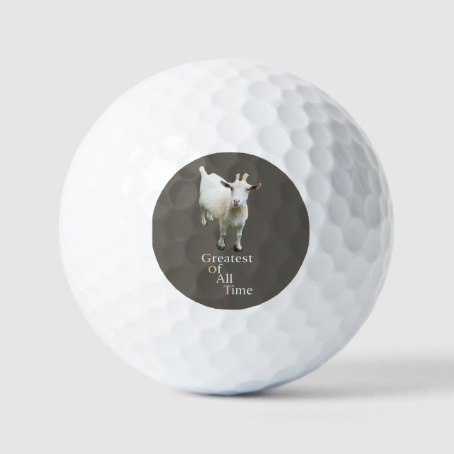 Greatest of all time Goat Golf Balls (Front)