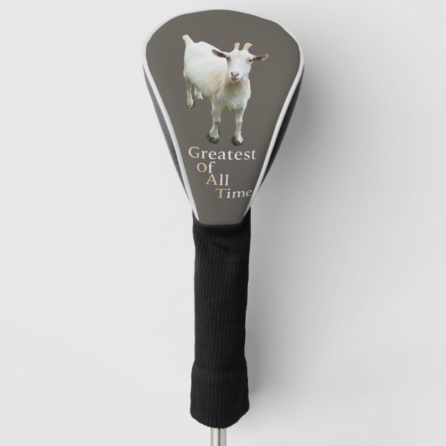 Greatest of all time Goat Golf Head Cover (Front)