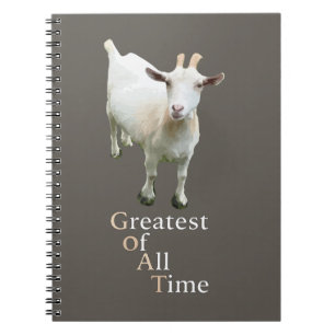 Greatest of all time Goat Notebook