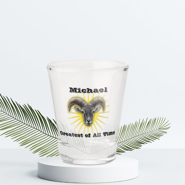 Greatest Of All Time Shot Glass (Creator Uploaded)