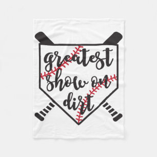 Greatest Show On Dirt Sell Softll Funny Fleece Blanket