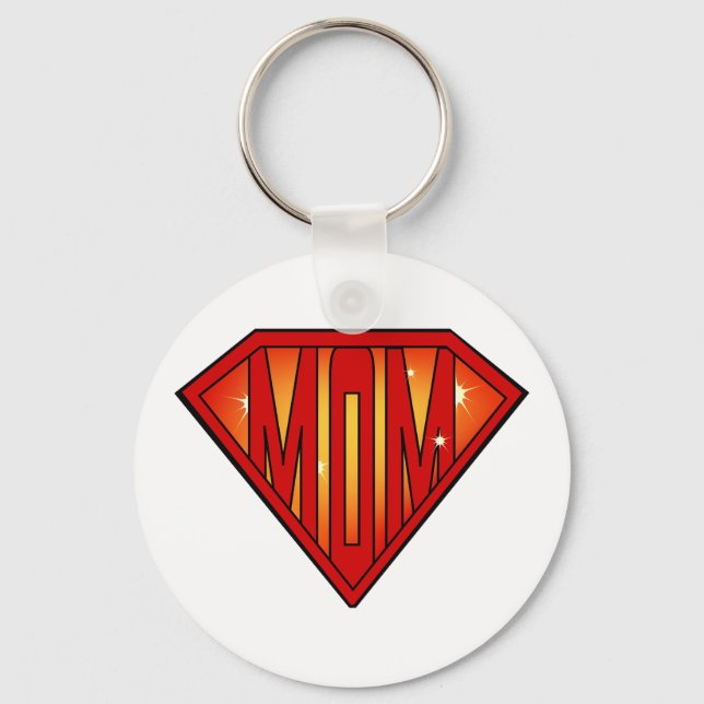 Greatest Super Mum Keychain (Front)