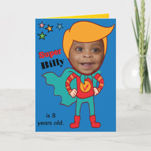 Greatest Superhero Awesome Comic Birthday Kid  Card