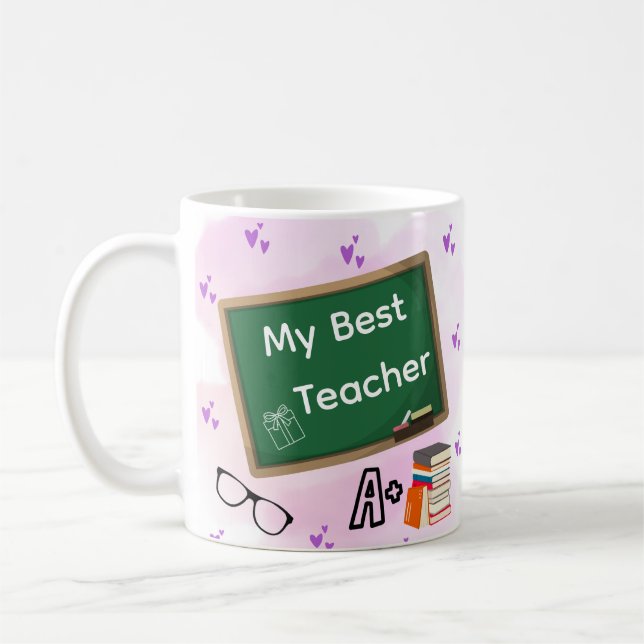 Greatest Teacher Coffee Mug (Left)