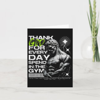 Greatful Gym Brother Uni-adults Gym  Card