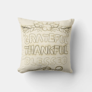 GREATFUL, THANKFUL, BLESSED CUSHION