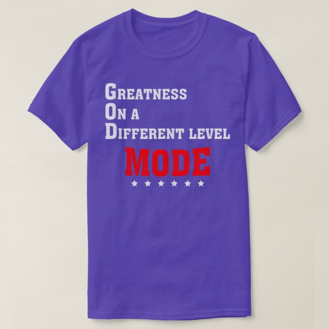 Greatness On A Different Level Mode Tank Top  (Design Front)