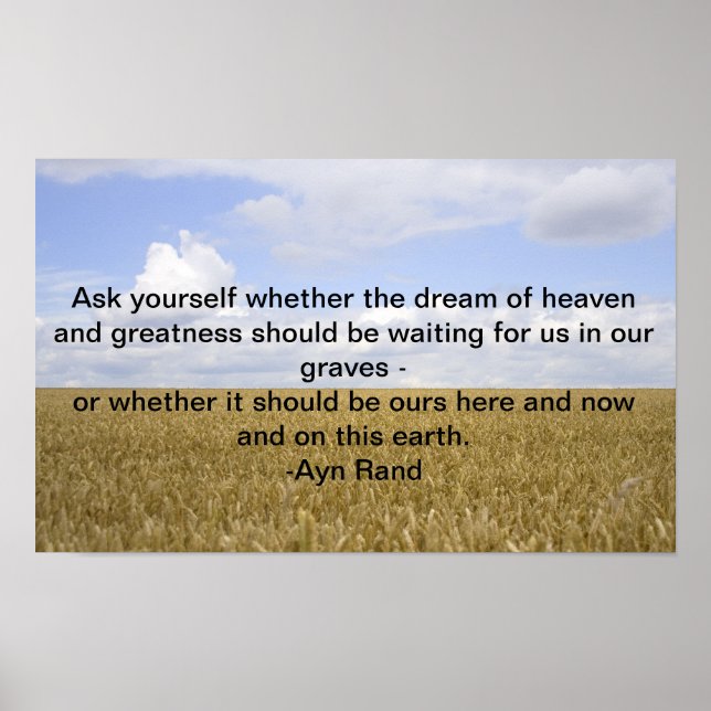Greatness on Earth Poster (Front)