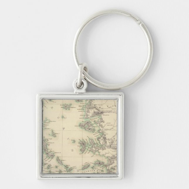 Grecian Archipelago, ancient Key Ring (Front)