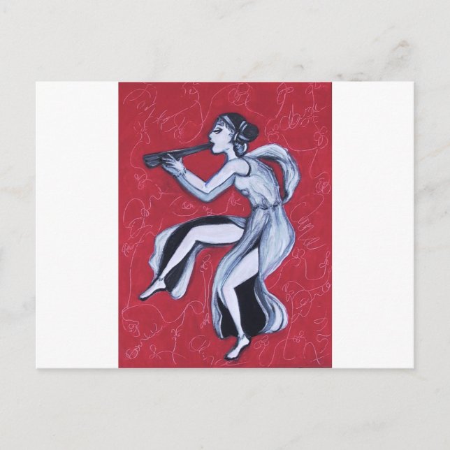 Grecian Dancer Postcard (Front)