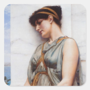 Grecian Reverie Square Sticker