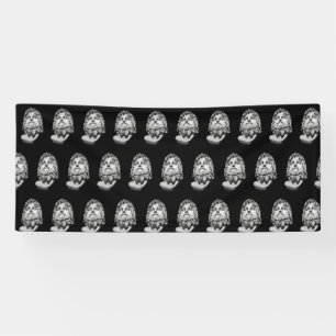 Greco Roman Bust Banner