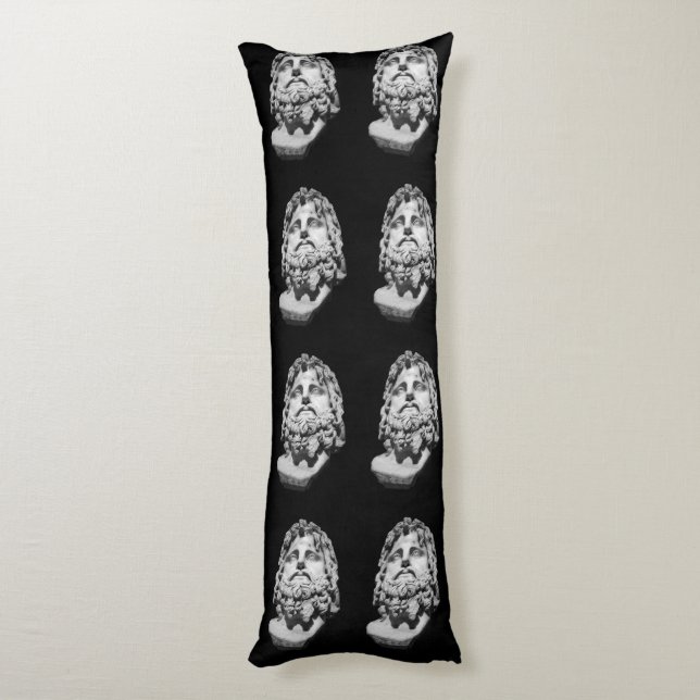Greco Roman Bust Body Cushion (Back (Vertical))