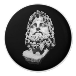 Greco Roman Bust Ceramic Knob