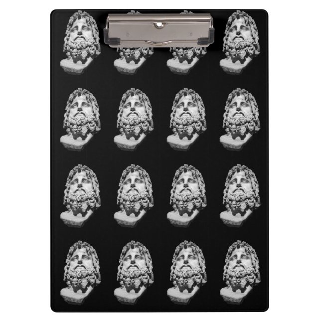 Greco Roman Bust Clipboard (Front)