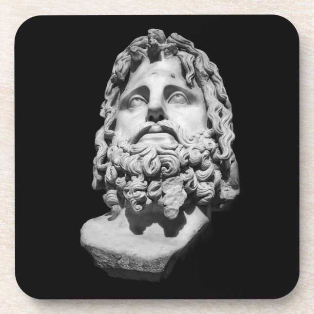 Greco Roman Bust Coaster (Front)