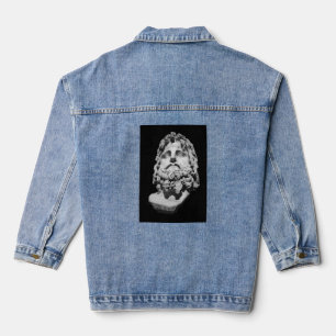 Greco Roman Bust Denim Jacket