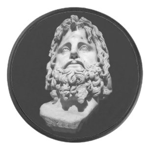 Greco Roman Bust Hockey Puck