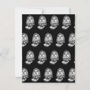 Greco Roman Bust Invitation