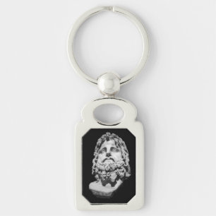 Greco Roman Bust Key Ring