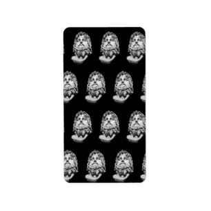 Greco Roman Bust Label