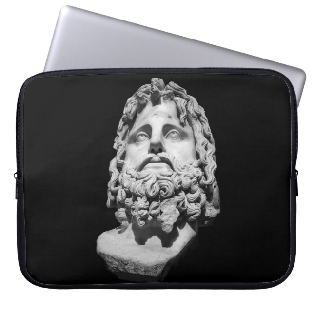 Greco Roman Bust Laptop Sleeve (Front)