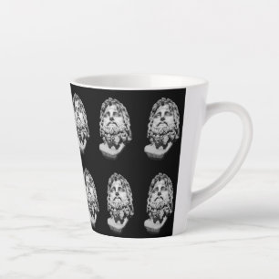 Greco Roman Bust Latte Mug