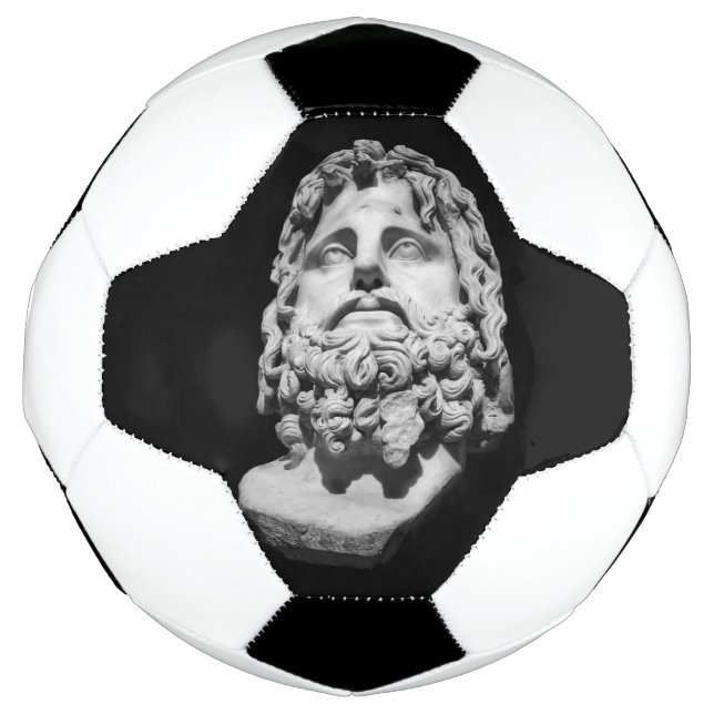 Greco Roman Bust Soccer Ball (Front)